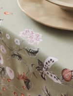 Floral Print Tablecloth